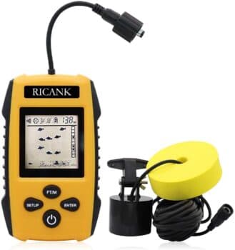 RICANK Portable fish finder for ice fishing kayak fishing