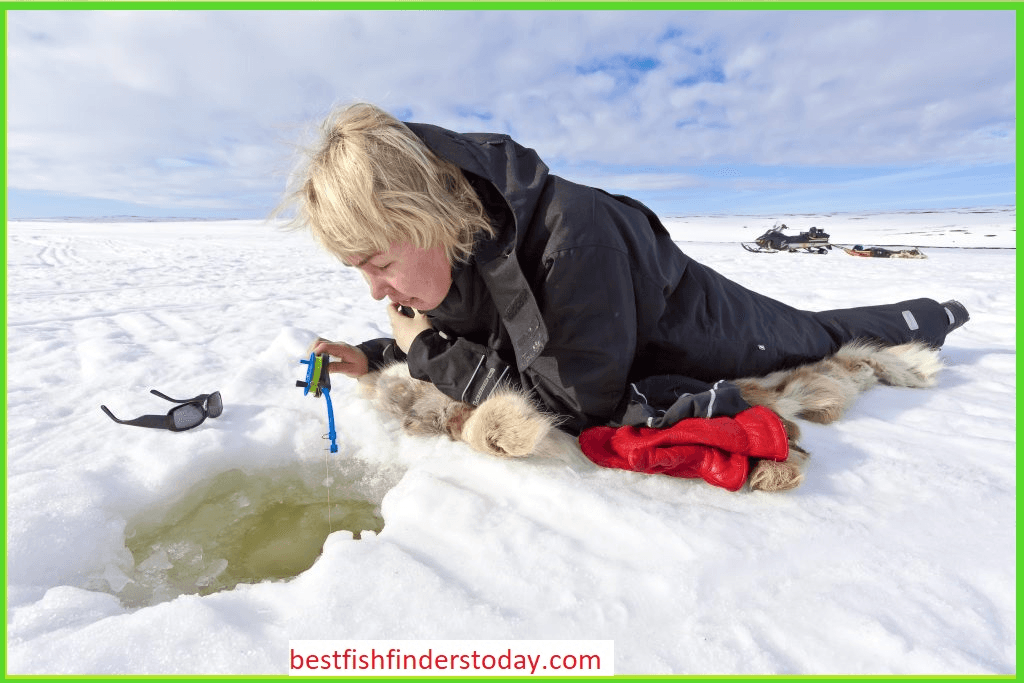 Ice Fishing with Portable Fish Finders